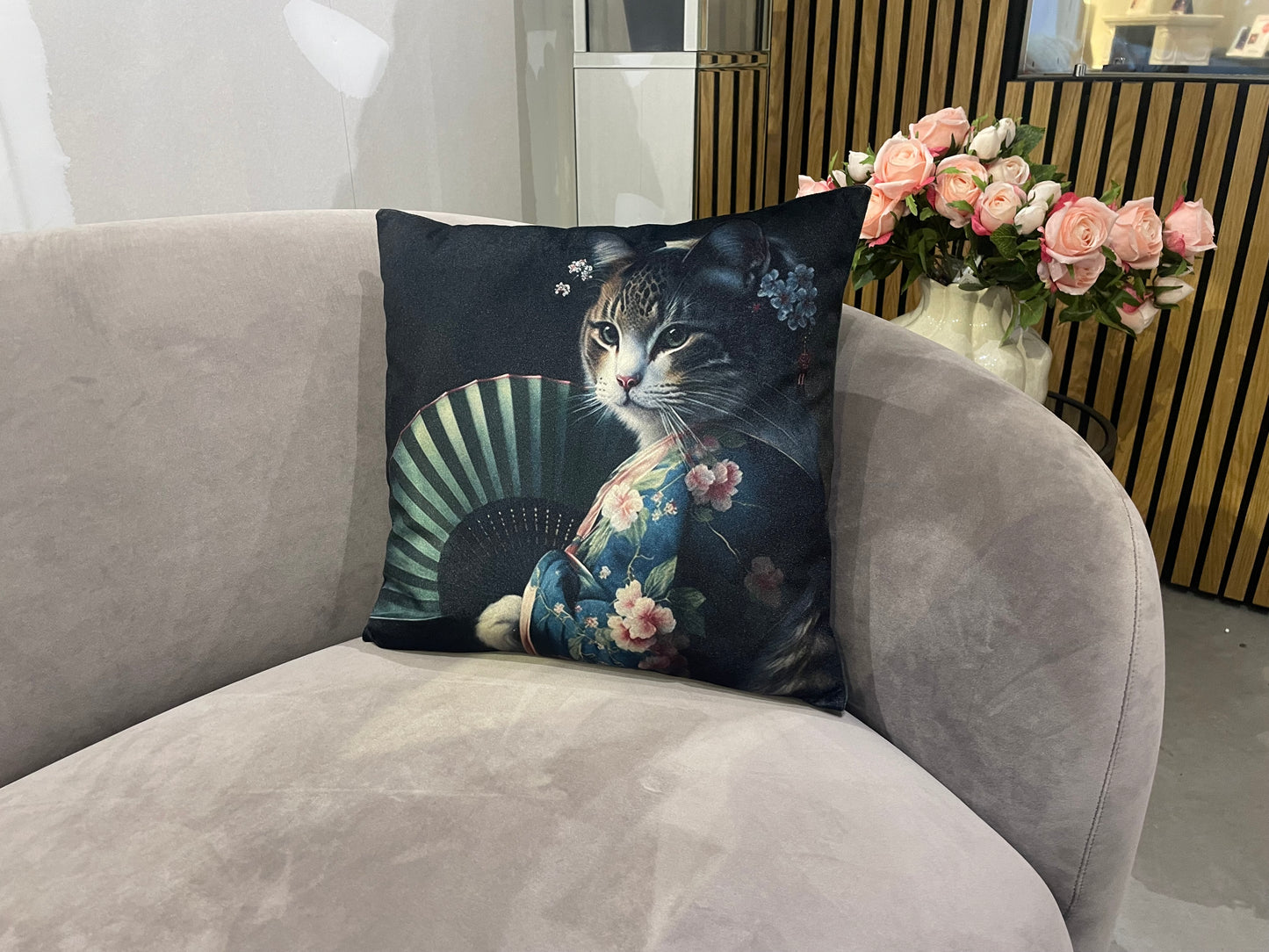 Kuddfodral - Cat Geisha