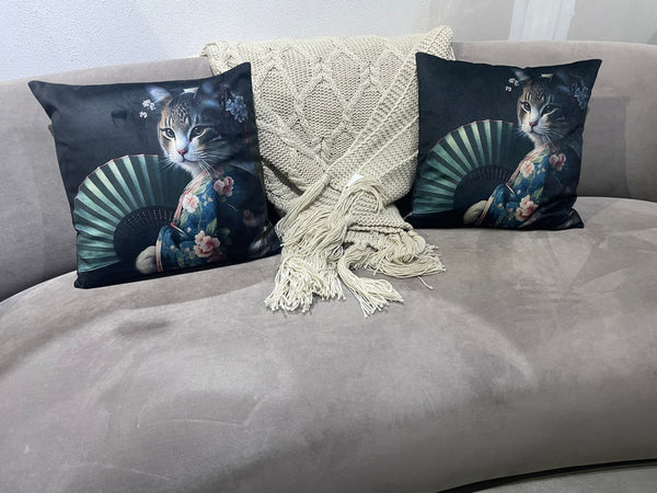 Kuddfodral - Cat Geisha